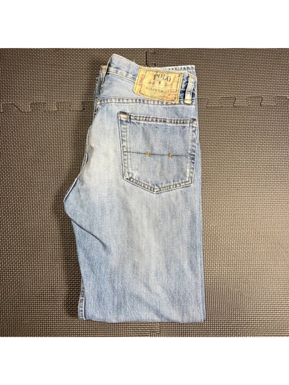 Polo Ralph Lauren Mens Blue Denim Jeans Size 30x30 Classic Fit Made In Mexico - Picture 4 of 5